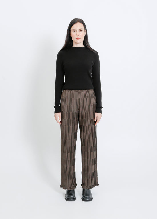 ROWAN PLEAT PANT / CLOVE