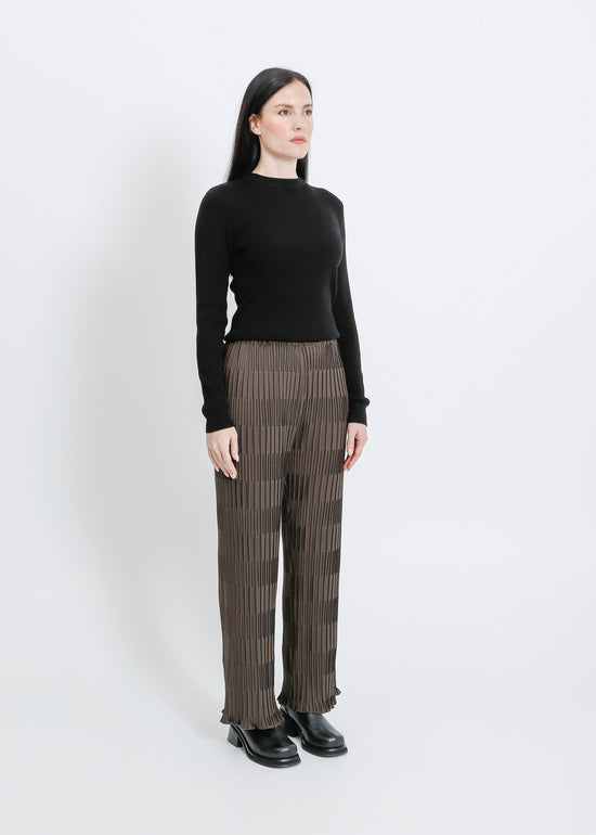 ROWAN PLEAT PANT / CLOVE