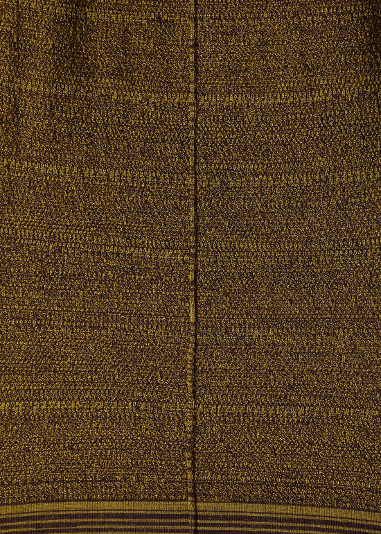SANA KNIT / CHARTREUSE-MAHOGANY