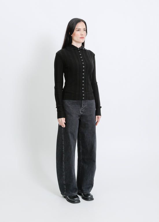 SEDONA KNIT CARDI / BLACK