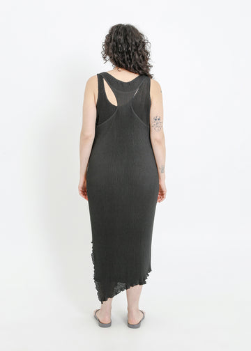 WILLOW PLEAT DRESS / BLACK