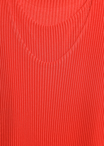 WILLOW PLEAT DRESS / RED
