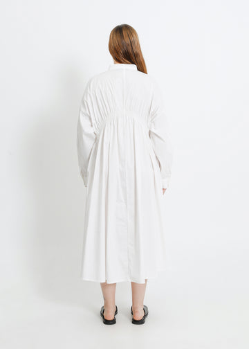 AXIS SHIRT DRESS / WHITE