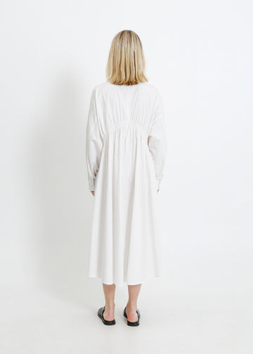 AXIS SHIRT DRESS / WHITE