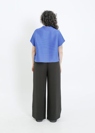 MAZIE PLEAT SHIRT / BRIGHT BLUE