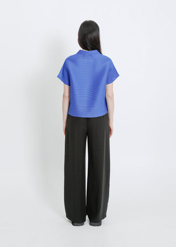 MAZIE PLEAT SHIRT / BRIGHT BLUE