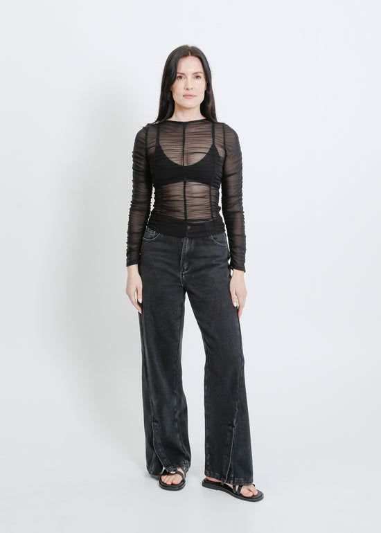 CLEM TOP / BLACK