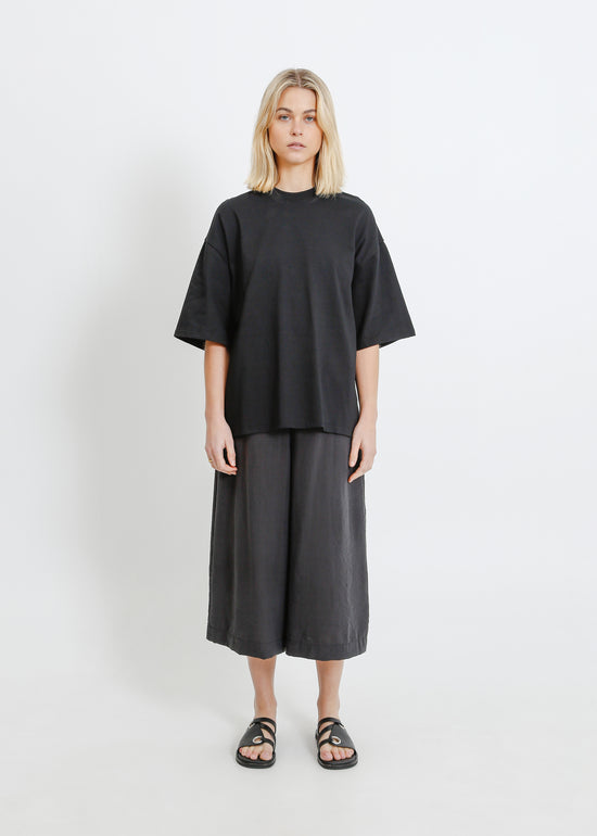 RONNIE OVERSIZE TEE / BLACK