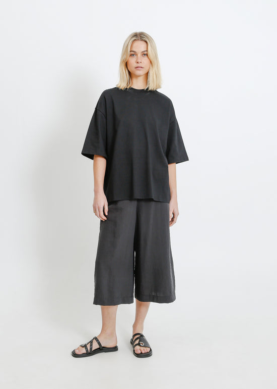 RONNIE OVERSIZE TEE / BLACK