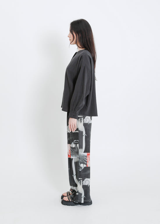 GALEN SHIRT / BLACK