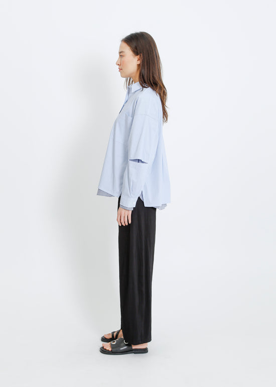 JERRY SHIRT / BLUE-WHITE