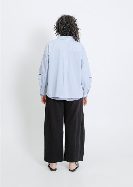 JERRY SHIRT / BLUE-WHITE