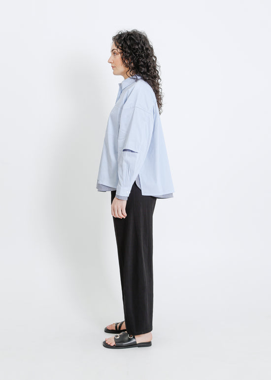 JERRY SHIRT / BLUE-WHITE