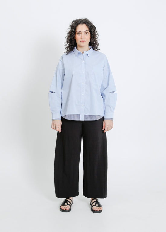JERRY SHIRT / BLUE-WHITE
