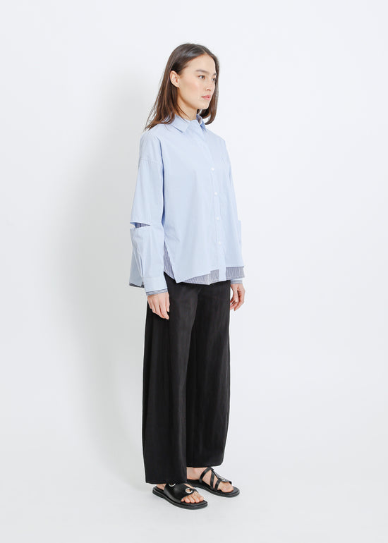 JERRY SHIRT / BLUE-WHITE