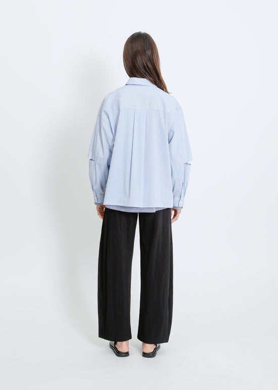 JERRY SHIRT / BLUE-WHITE