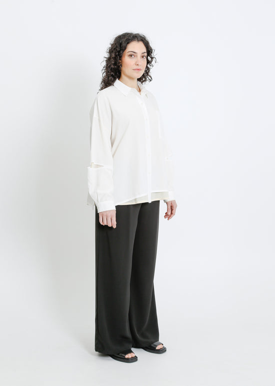 JERRY SHIRT / WHITE-CREAM