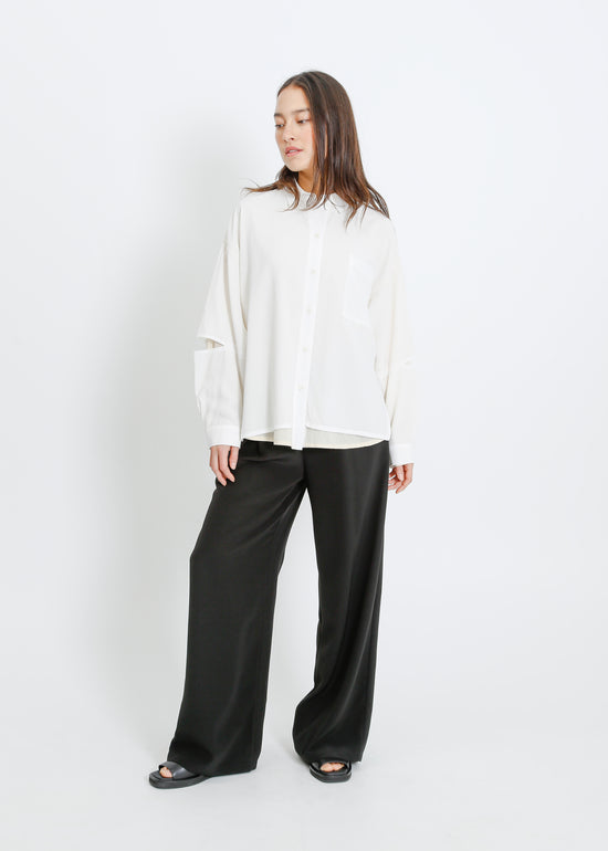 JERRY SHIRT / WHITE-CREAM
