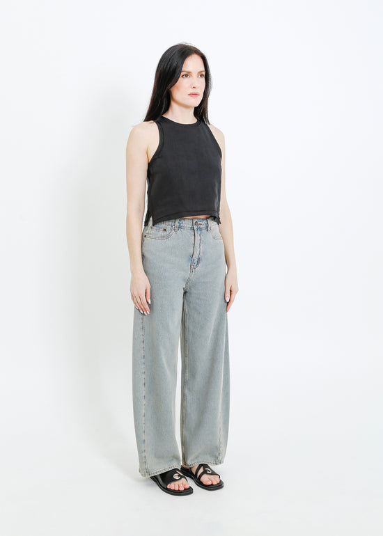 LESLIE TOP / BLACK