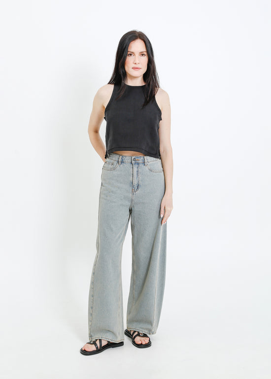LESLIE TOP / BLACK