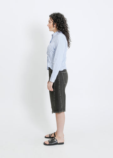 HARDING BLOUSE / BLUE-WHITE