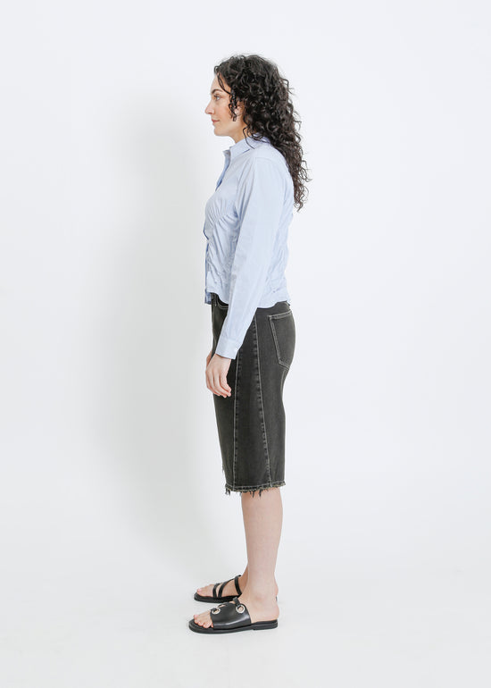 HARDING BLOUSE / BLUE-WHITE