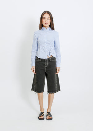 HARDING BLOUSE / BLUE-WHITE