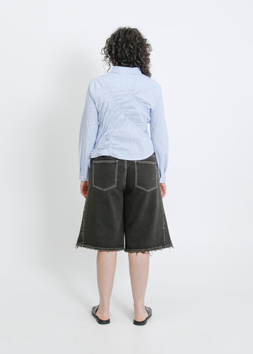 HARDING BLOUSE / BLUE-WHITE