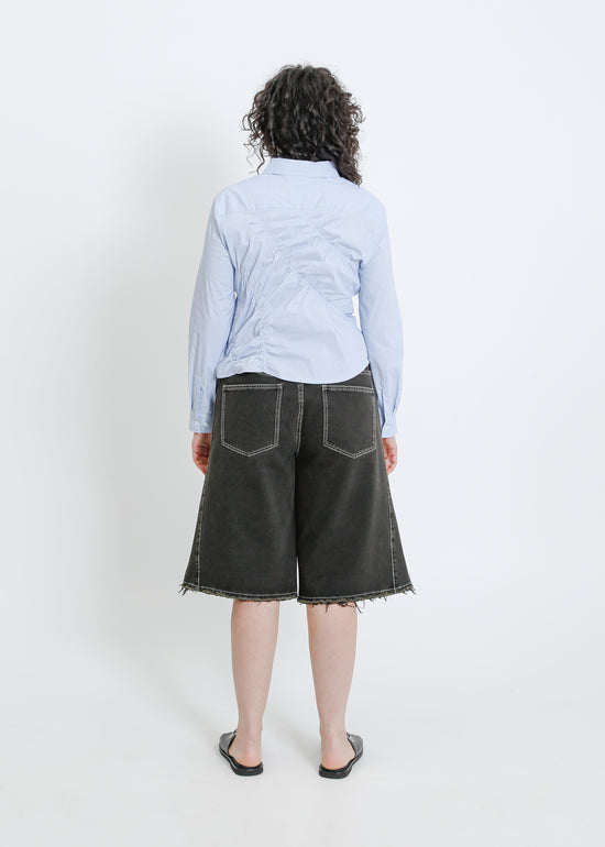 HARDING BLOUSE / BLUE-WHITE