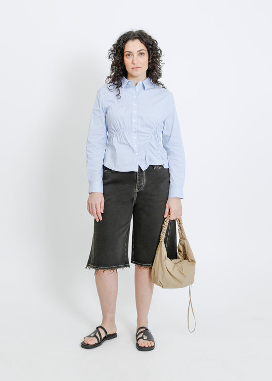 HARDING BLOUSE / BLUE-WHITE