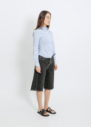 HARDING BLOUSE / BLUE-WHITE