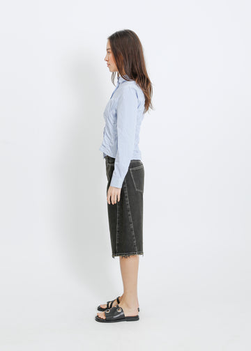 HARDING BLOUSE / BLUE-WHITE
