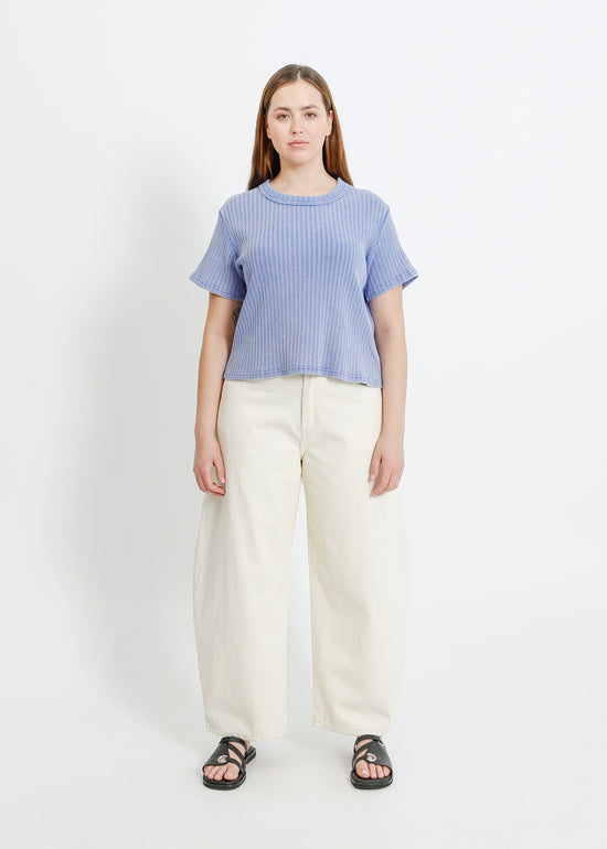 FRANKI TEE / WASHED BLUE