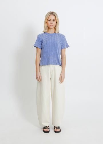 FRANKI TEE / WASHED BLUE