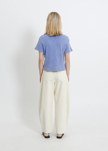 FRANKI TEE / WASHED BLUE