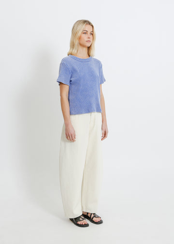 FRANKI TEE / WASHED BLUE