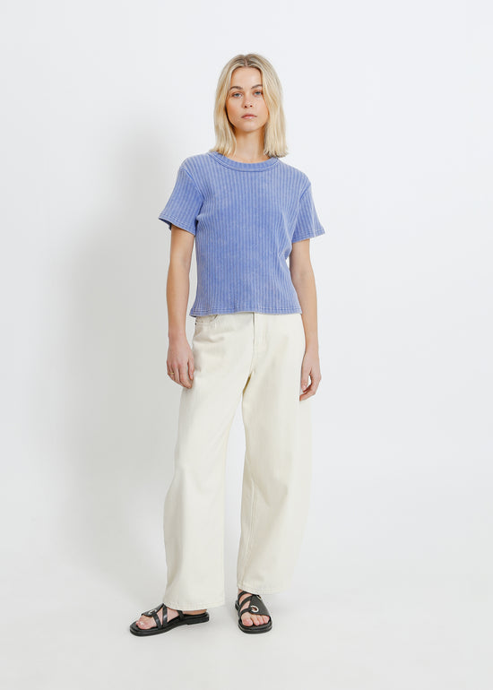 FRANKI TEE / WASHED BLUE