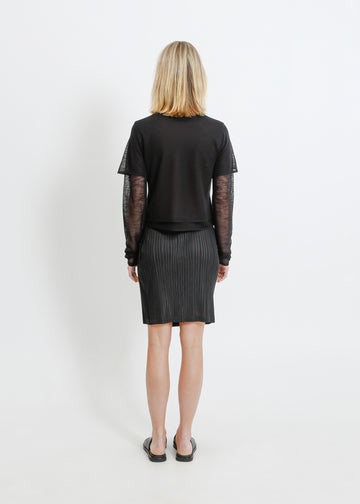 HARPER PLEAT MINI / BLACK