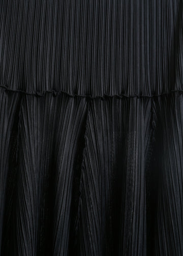 ARIA PLEAT SKIRT / BLACK