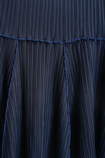 ARIA PLEAT SKIRT / NAVY