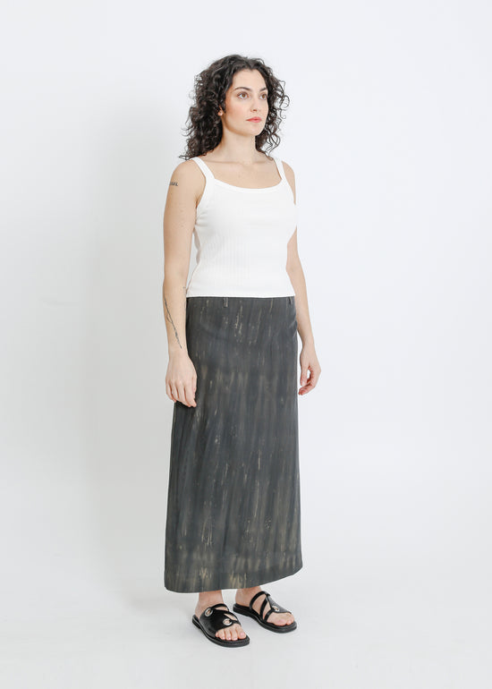 LUCA SKIRT / WASHED KHAKI