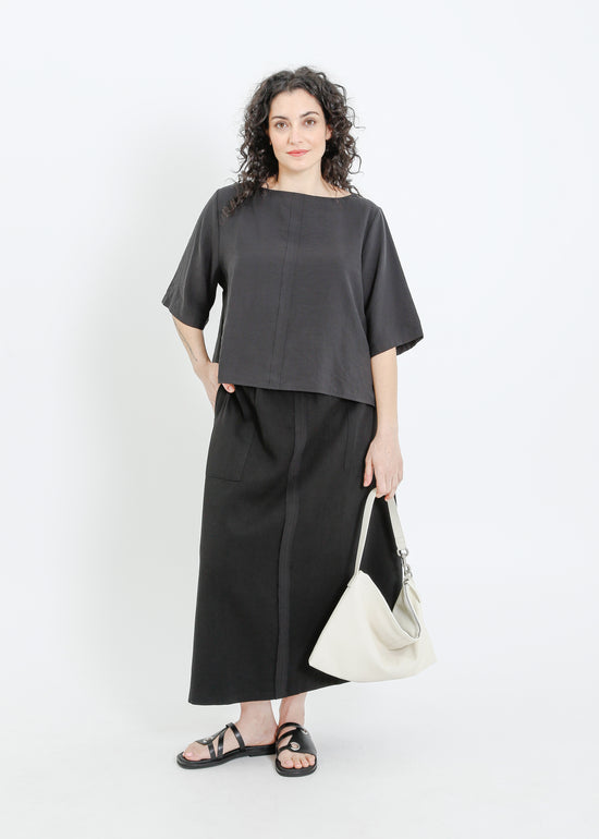 LINDSAY SKIRT / BLACK