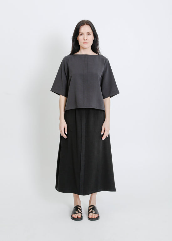 LINDSAY SKIRT / BLACK