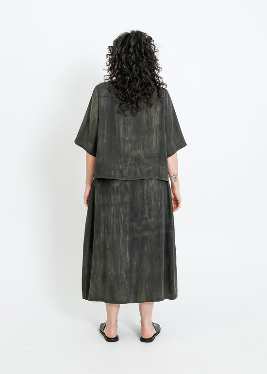 LINDSAY SKIRT / WASHED KHAKI