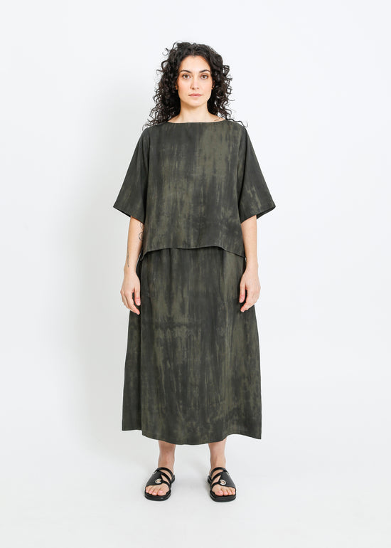 LINDSAY SKIRT / WASHED KHAKI