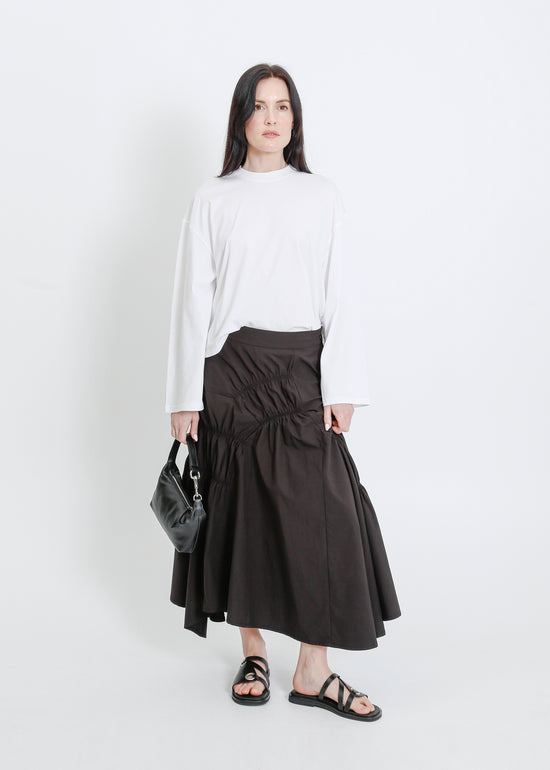 RAVEN SKIRT / BLACK