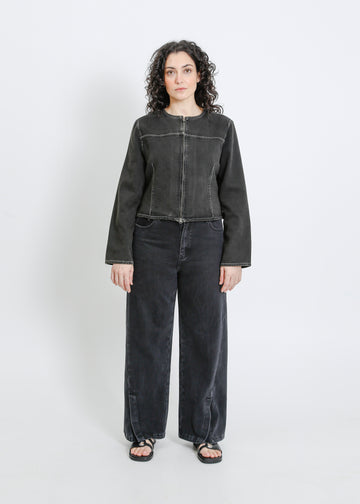 CABRERA DENIM JACKET / DIRTY BLACK WASH