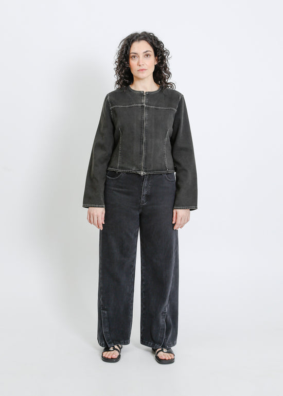 CABRERA DENIM JACKET / DIRTY BLACK WASH