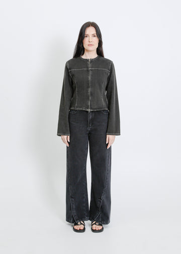 CABRERA DENIM JACKET / DIRTY BLACK WASH