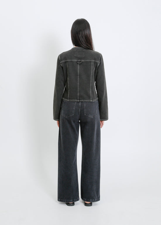 CABRERA DENIM JACKET / DIRTY BLACK WASH